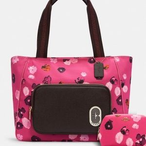 💕Coach Court Tote & Cosmetic Case Bundle NWT